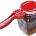 Arthritis-Friendly Jar & Bottle Opener for Tight Lids  Adjustable Silicone Belt Wrench Opens All Screw-Top Jars and Bottles, Self-Locking Grip for Weak Hands, Seniors & Kitchen Use (1 Pack)