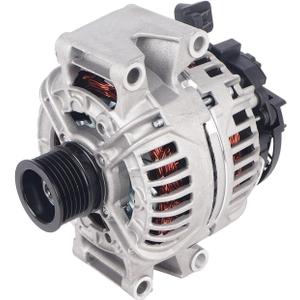 KUSATEC 11215N New Alternator Compatible with 2005-2011 Mercedes-Benz C230 C250 C280 C300 C350 CLK350 E350 SLK280 SLK300 SLK350 2.5L 3.0L 3.5L V6; 12V 150A CW OE 0124525054