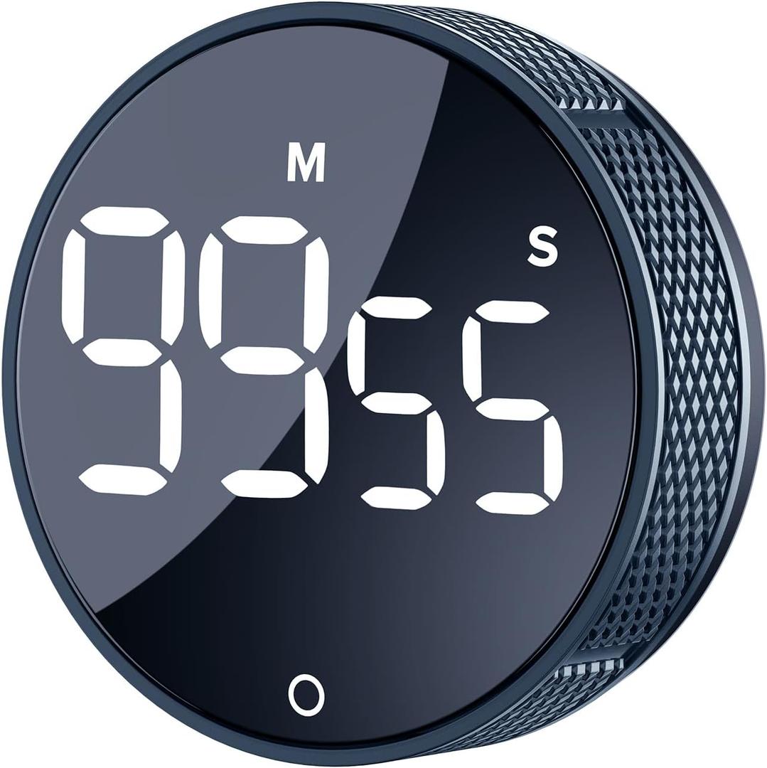 AVINIA Digital Kitchen Timers, Visual timers Large LED Display Magnetic Countdown Countup Timer for Classroom Cooking Fitness Baking Studying Teaching, Easy for Kids and Seniors (Starry Blue)