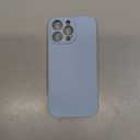 Replacement for fits Back Glass Big Hole for Apple iPhone 14 Pro Silver Replacement Phone Repair Part