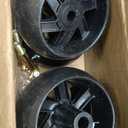 KOOTANS 4 Pack Mower Deck Wheels for Husqvarna 532174873 589527301, for Craftsman MTD AYP 174873 133957 532133957 734-3058, for Cub Cadet 753-04856A, Fit for most 42" 46'' 48'' 50" 52'' and 54" Decks