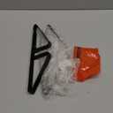 Support Feet for Pet Gate (Updated Version), Pet Gate Metal Support Feet Set of 2 for Extra Wide Foldable Dog Gates, Easy to Install, A Pair of Safety Fence Feet for Wooden Dog Gate, Black