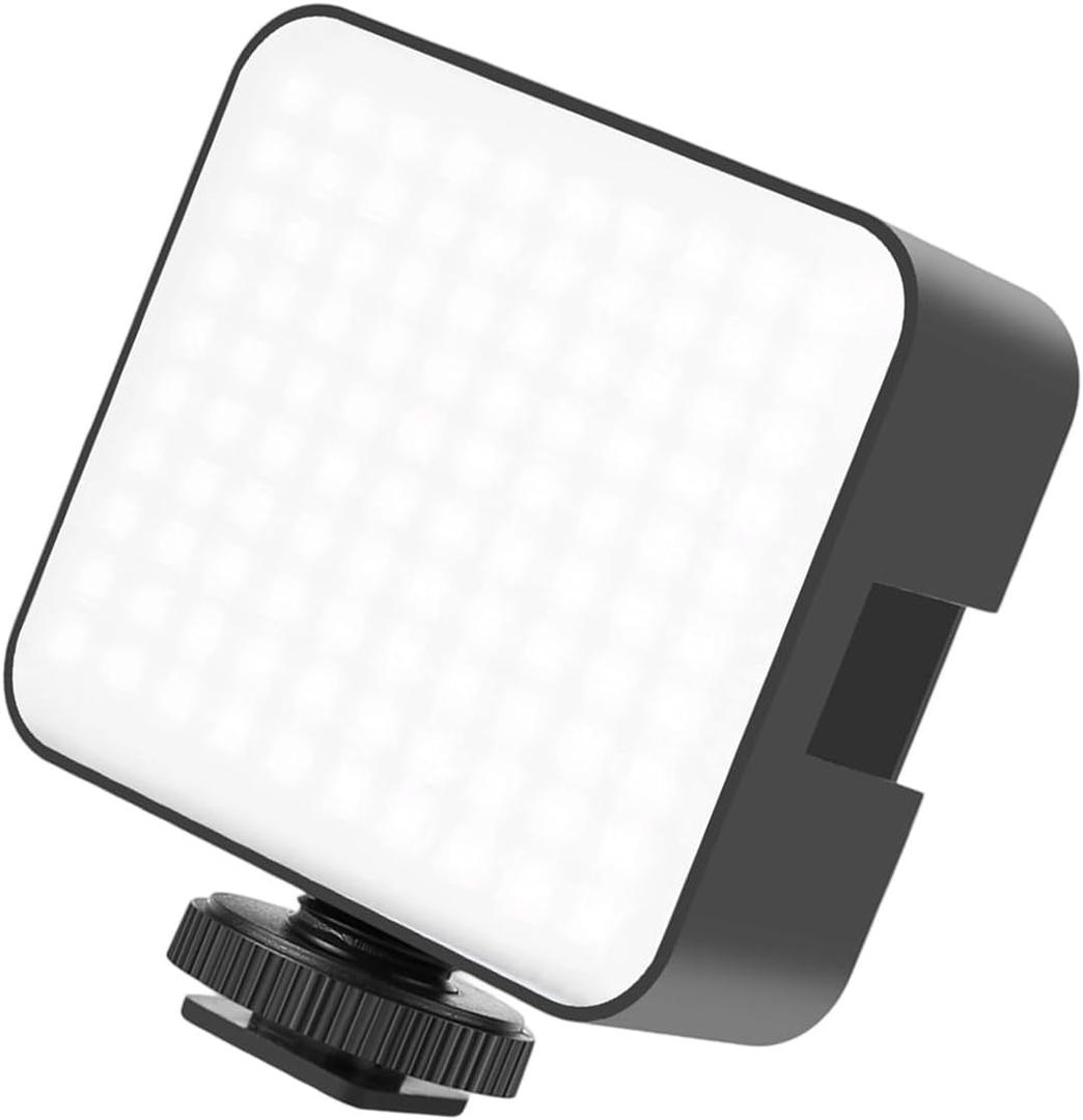 100 Beads Miniature Photography Light 5W 2900 6500K Panel Interlocked Side Design Double Power Supported for Vlog Photography Lamp