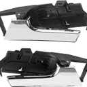 HHCSOP Interior Inside Door Handle Fit for 2007 2008 2009 2010 2011 Chevy Aveo Aveo5 Pontiac G3 Wave Front Rear Left Driver & Right Passenger Side