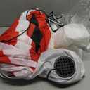 8 FT Christmas Inflatable Decorations Candy Cane with Santa Claus Snowman Penguin Christmas Inflatables with Led Lights for Holiday Yard Decor Xmas Indoor Outdoor Yard Decorations