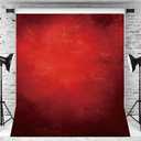 Red Abstract Backdrop for Photography, Red Maternity Portrait Photo Background Adult Headshots Photoshoot Props (7x5ft)