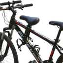 Kids Bike Seat and Handlebar, Child Bike Seat Detachable, Front Mounted Toddler Bike Seat Compatible with All Adult Mountain Bikes