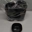 Tioncy 24 Pack 4.5 oz Small Wheat Straw Dipping Bowls Unbreakable Dessert Bowls Soy Sauce Dishes 3.7 x 3.7 x 1.5 Mini Prep Saucer Dipping Saucers for Side Dish Ketchup Soy Dessert Snack(Black)