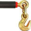 ENJ 4 Pack Folding Handle Load Binder with 2 Grab Hooks, for 5/16-3/8 Grade 70 Transport Chain, Load Binder with 7,100 Pound Working Load Limit