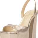 Jessica Simpson Women's Lirio Heeled Sandals (6, Champagne)