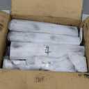 Hisencn Gas Fireplace Logs Set, Ceramic White Birch Log for Gas Fireplace Intdoor Inserts, Vented, Electric Gas Fireplaces, Outdoor Firebowl, Linear Fire Pits Ceramic Fiber Fake Wood Logs, 6pcs