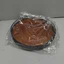 Farmhouse Oak 9" Lazy Susan Turntable Organizer for Cabinet, Round Wooden Lazy Susan Organization and Storage for Dining Table, Pantry, Kitchen, Countertop, Cupboard,Home Decor, Walnut Wood