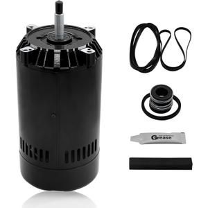UST1102 1HP Swimming Pool Pump Motor with PS-201 Seal Kit Compatible with Hayward Super Pump, Super II, Max Flow, Northstar & Ja-cuzzi Magnum pump| 1 HP Single Speed Round C-Face Pool Motor, 115/230V