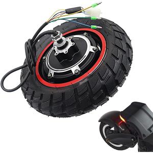 Electric Scooter Hub Motor Rear Wheel, 10 inch 48V 800W Rear Wheel Drive Motor Replacement With Tire,Compatible with kugoo M4 M4pro Electric Scooter