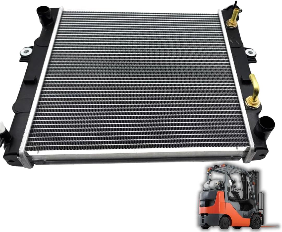 PratRaken Radiator 16410-U2201-71 16420-U1280-71 16420-U1250-71 16410-23331-71 Compatible with Toyota Forklift 8FGCU20 8FGCU25 8FGCU30 Replacement 16410F110071 16420U128071 16420- U128071