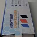 19.7 Gel Seat Cushion, Super Large & Thick Office Chair Cushion for Long Sitting - Back Hip Tailbone Pain Relief Cushion, Egg Seat Cushion Desk Chair Pads for Cars Wheelchair - Fits up to 350 lbs