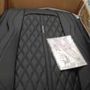 Full Coverage Leather Car Seat Covers Full Set,Wateroroof Seat Covers for Cars,Trucks,Sedans,Luxury Black Seat Cover,Car Seat Protector,5 Seats Car Seat Cushion