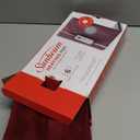 Sunbeam XL Back Neck and Shoulder Heat Therapy 12 x 24 with Auto Shut Off 6 Settings Machine-Washable Comfortable Microplush Fabric - Burgundy