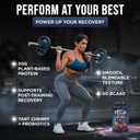 Vega Sport Vegan Protein Powder + Recovery - 30g Plant Based Protein per Serving, Chocolate, 19 Servings, 5g BCAAs, Probiotics, NSF Certified, for Shakes & Smoothies, 1.8lbs (Packaging May Vary)