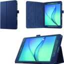 Asng for Samsung Galaxy Tab A 8.0 2015 Case - Slim Folding Cover Case with Auto Wake/Sleep and Stylus Pen Loop for Galaxy Tab A 8.0 Tablet SM-T350 2015 Release (NOT FITS 2017 Tab A 8.0) (Drak Blue)