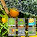 55% Shade Cloth for Garden, Sunblock Mesh UV Resistant Net for Vegetables Flowers Greenhouse Raised Bed, Plant Shade Cover from Sun, Black (8X20 FT)