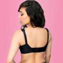 Exquisite Form womens Fully Original Support Full Coverage Bra, Black, 44DDD US