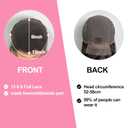 26 inch 13x6 Body Wave Human Hair Wigs Natural Black 180% Density Glueless Wigs HD Transparent Lace Frontal Human Wigs for Women