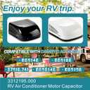 3312195.000 RV Air Conditioner Motor Capacitor 60/5 MFD Compatible with Dometic B59146 B59186 B59196 B595146 57915.741, Replaces Dometic 3312195000, Heavy Duty Air Conditioner Capacitor Replacement