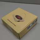 Bluetooth Portable Home CD Music Player with Remote Control, Timer, Built-in Speakers and LED Display - FM Radio Boombox (White)