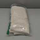 Decorative Throw Pillow with Inserts, Set of 2 Soft Faux Fur Throw Pillows, Square Boho Striped Pillow for Couch, Bed, Sofa Decor(Beige, 18" x 18")