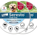 Seresto Large Dog Vet-Recommended Flea & Tick Treatment & Prevention Collar for Dogs Over 18 lbs. | 2-Pack