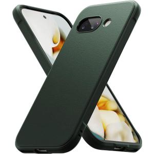 Ringke Onyx [Feels Good in The Hand] Compatible with Google Pixel 9a Case, Anti-Fingerprint Technology Prevents Oily Smudges Non-Slip Enhanced Grip Precise Cutouts for Camera - Dark Green