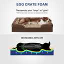 FURTIME Orthopedic Dog Bed for Extra Large Dogs - XL Waterproof Dog Sofa Bed, Ultra Comfy Supportive Foam Pet Bed with Removable Washable Cover, Jumbo Dog Bed with Nonskid Bottom