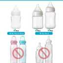 Sippy Cup Soft Spout Conversion Kit for Evenflo Balance Plus Wide Neck Baby Bottles, Toddler Transition Kit with Silicone Sippy Spout Nipple, Weighted Straw, Bottle Handle, Cleaning Brush, 3 Pack, 6m+