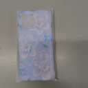 Jusy Compatible with iPhone 11 Pro Max, Colorful Retro Oil Painting Printed Flower Laser Glossy Pattern Cute Curly Wave Phone Case Soft TPU Cover for Girly Women - Blue Flower