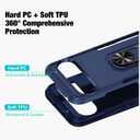 for Google Pixel 9 Pro XL Case [15 FT Military Grade Drop Protection] with Screen Protector & Lens Protector Heavy-Duty Shockproof Kickstand Case for Pixel 9 Pro XL (Blue)