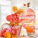 Seven Is A Vibe Birthday Party Decorations Balloon Rainbow Daisy Balloons Vintage Groovy 7th Birthday Decorations Hippie Retro 7 Years Old Birthday Decoration