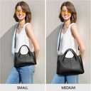 Kattee Leather Purses and Handbags for Women, Small Medium Crossbody Bags Trendy, Soft Shoulder Satchel Bags