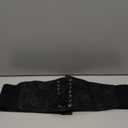 Corset Belt Women Renaissance Steampunk Elastic Corset Belt for Halloween Costume Pirate Accessories Belt for Dresses (XXL:fit waist 36.5"-40", Black)