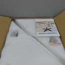 JSAITEE Ceiling fan with light, 48" RGB Low Profile Ceiling fans with Lights and Remote Control, Dimmable, DC Reversible Motor, Noiseless, 6 Speeds Flush Mount White Ceiling Fan for Bedroom