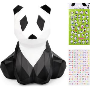 Small Panda Piggy Bank, Creative Money Coin Bank, Saving Box Birthday Gift for Kids Boys Girls