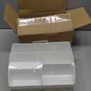 Makeup Organizer with Drawers, Cosmetic Storage for Dresser Vanity and Bathroom Countertop, Beauty Holder for Lipstick Brush, Skincare Organizer for Vanity, Cosmetic Display Case (White)