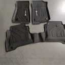 Car Craft Compatible With Jeep Wrangler Rubicon 2019-2024 Car Floor Mats Anti-slip Foot Pads All-weather Tpe Protection 1st & 2nd Row Floor Liners Hy3008 CC-7583