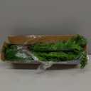 RECUTMS Artificial Fern Plants 2Pcs 19.7Inch Fake Boston Fern Faux Plastic Plant Outdoor UV Resistant Shrubs Greenery Bundles Outside Indoor Home Garden Office Balcony Party Porch Potted Hanging Decor