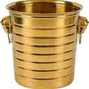 Utensil Holder for Kitchen Counter , Large Gold Stainless Steel Cooking Utensil Holder ,Utensil Organizer for Spatula