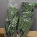 6FT Artificial Fiddle Leaf Fig Tree - Tall Fake Tree with White Planter&Seagrass Basket, Large Faux Ficus Lyrata Tree Floor Plants for Indoor Home Decor Office Living Room Housewarming Gift