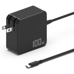 USB-C-Laptop-Charger, 100W-USB-C-Charger Fast Charger Replacement for Asus ROG Flow, Lenovo ThinkPad, HP, Acer Laptops and All USB - C Port Devices, Charge Type-C 100W 96W 90W 87W 65W 45W 30W Device