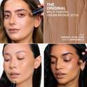 Nudestix Nudies Bronze All Over Matte Bronzing Stick 3-in-1 Cream Bronzer for Cheeks, Eyes & Lips with Built-In Brush | Natural Contour & Sun-Kissed Glow