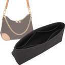 Lckaey Purse Organizer is Used for Croissant BOULOGNE Storage Finishing Bag Underarm Bag Insert.3049black-