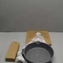 SENSARTE Nonstick Skillet, Deep Frying Pan 10/11/12-inch, Saute Pan with Lid, Stay-cool Handle, Healthy Stone Cookware Cooking Pan, Induction Compatible (10-Inch/3.5QT) (Gray)